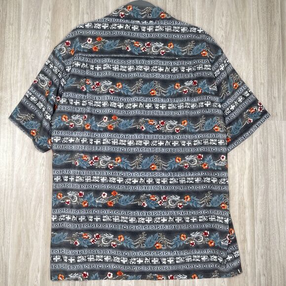 Kennington LTD California Hawaiian Shirt Men’s XL Florar Dragon Skater Surfer - Picture 2 of 9